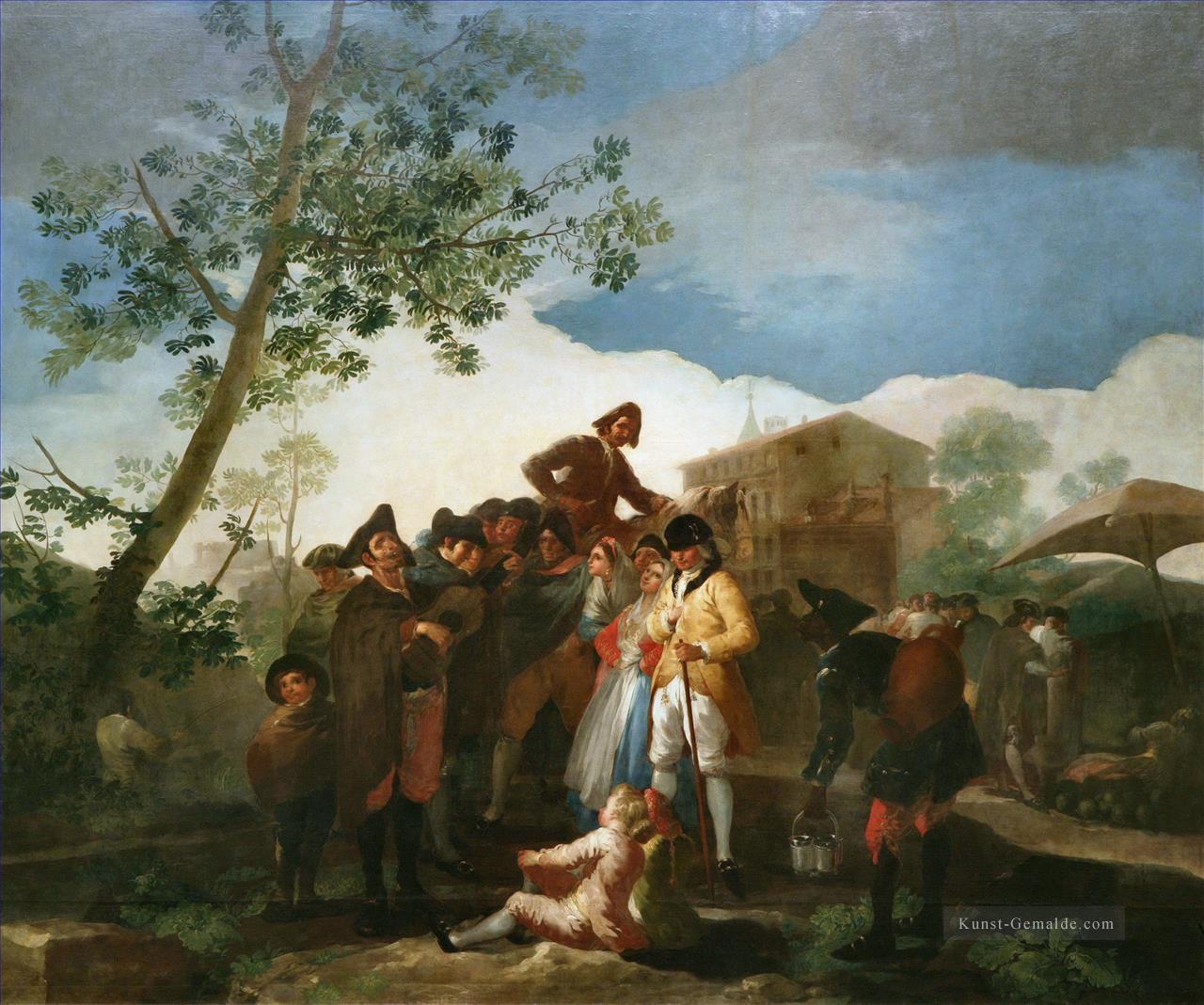 Der blinde Gitarrist Francisco de Goya Ölgemälde